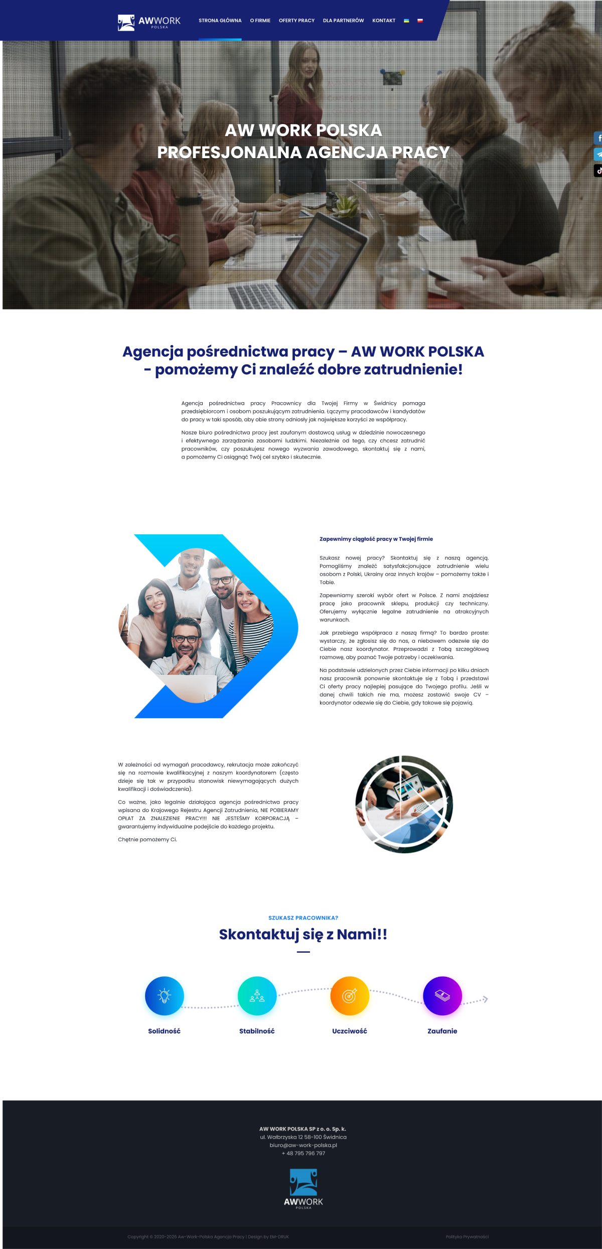 Buduję szybkie, i bezpieczne strony dla biznesu zoptymalizowane pod konwersję strony na WordPress.